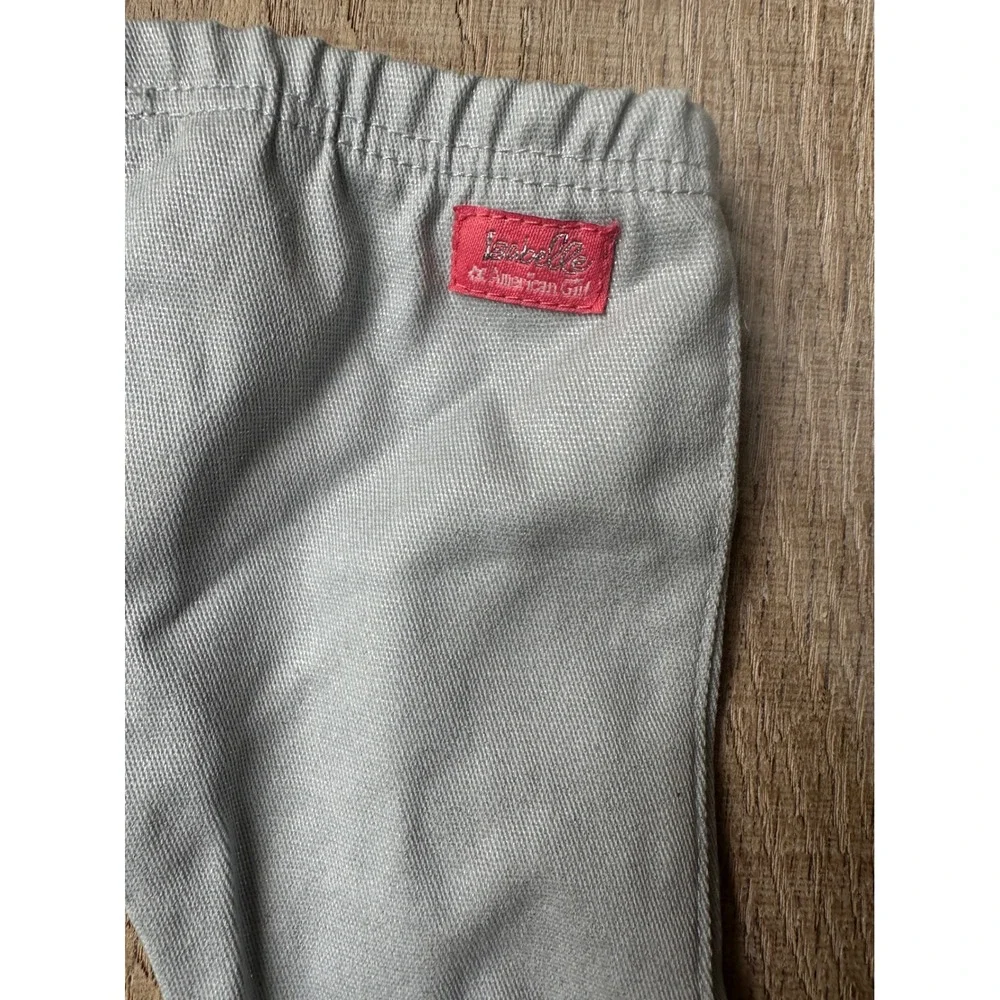 American Girl Isabelle Palmer Metallic Silver Capri Pants Doll Clothes 2014 GOTY